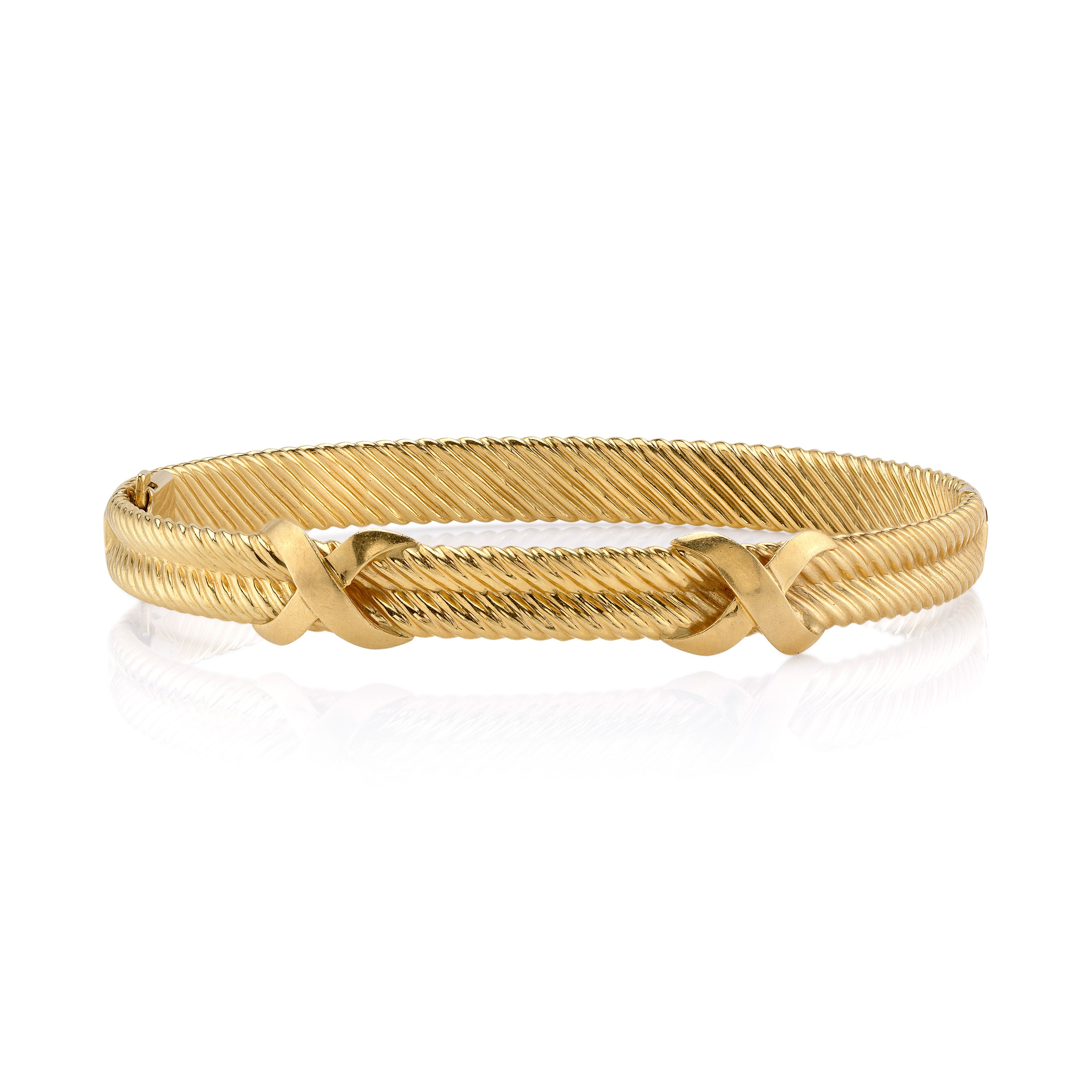 1980s Vintage X Bracelet Bracelet Roseark Vintage   