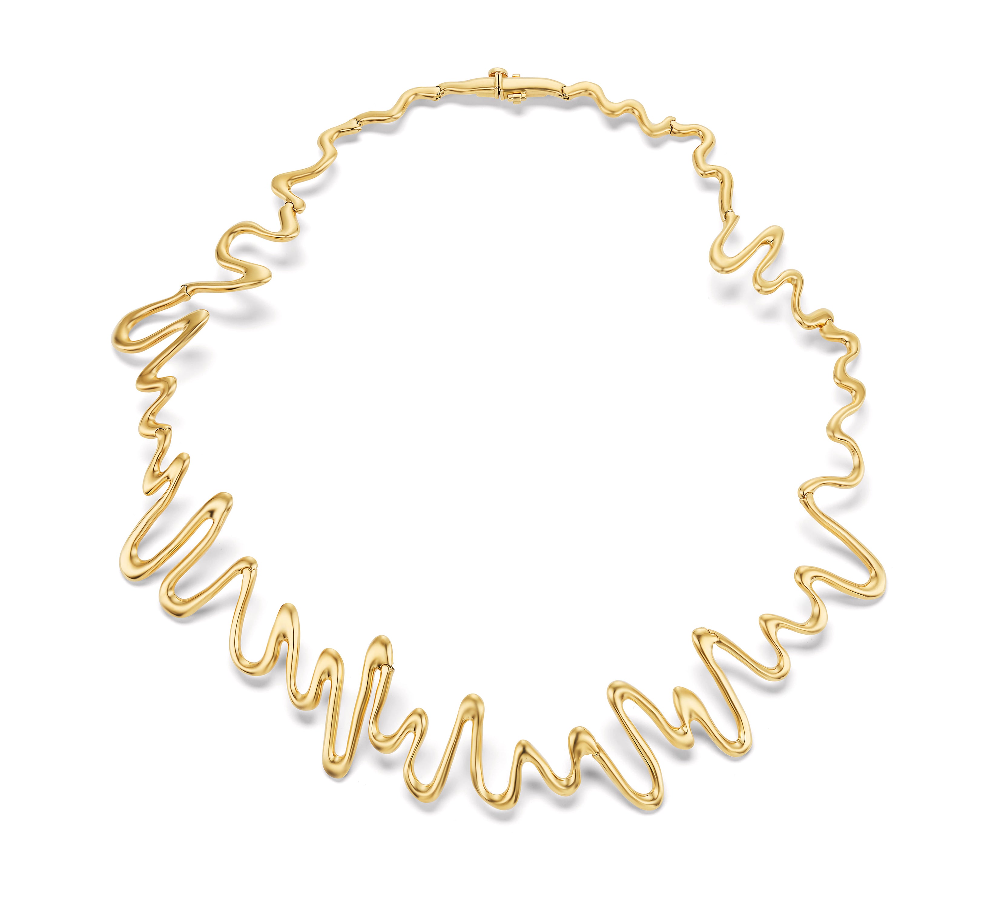 Wavy Collar Necklace Choker Necklace Akaila Reid   