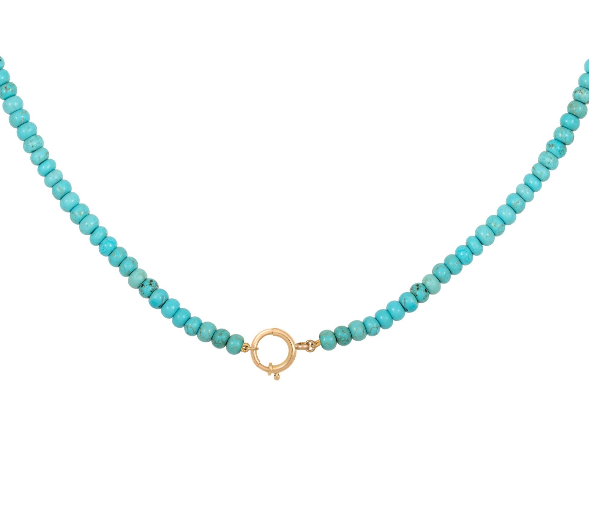 Turquoise Beaded Necklace Beaded Necklace Latelier Nawbar