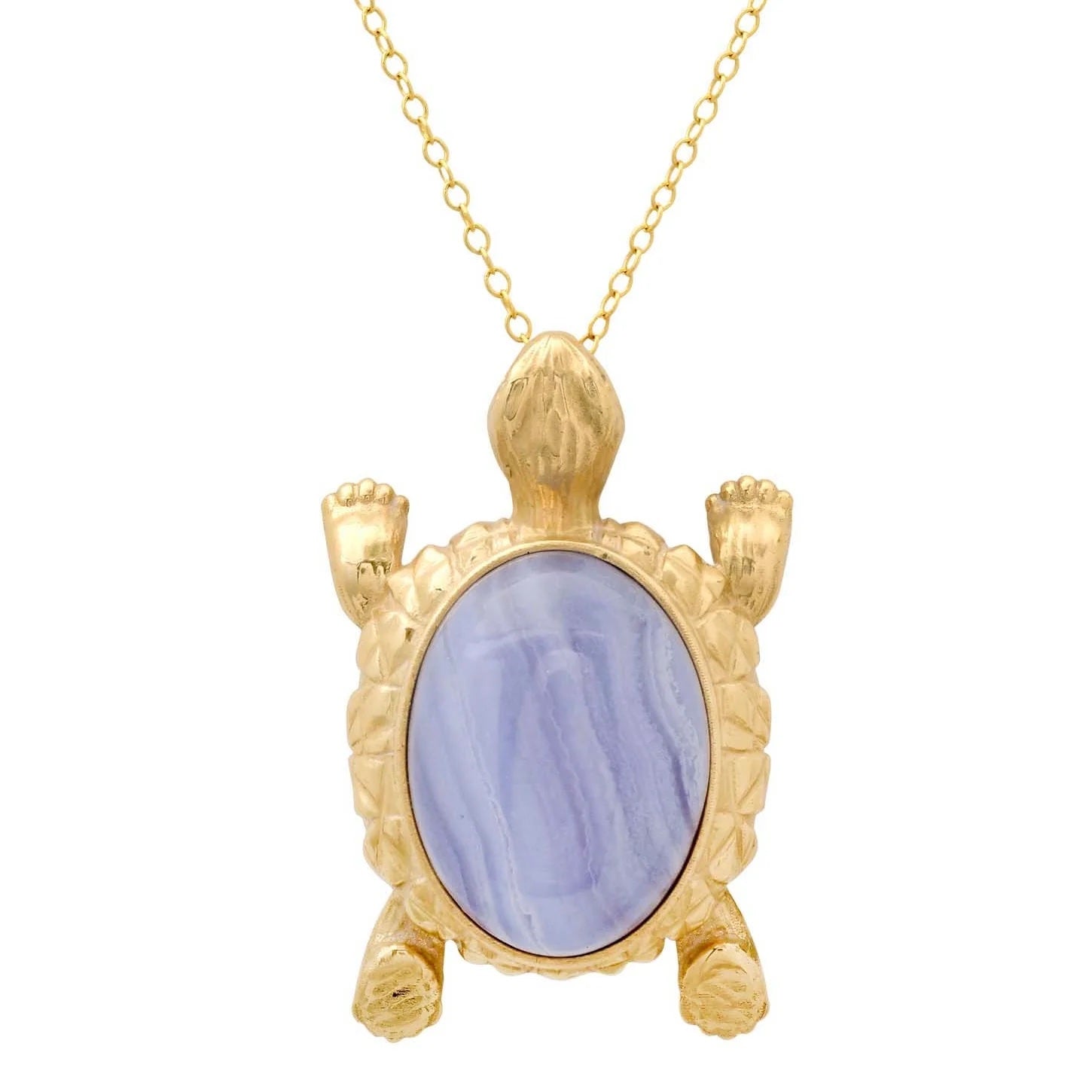 Turtle Necklace Pendant Elisabeth Bell Jewelry Agate  