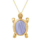 Turtle Necklace Pendant Elisabeth Bell Jewelry Agate  