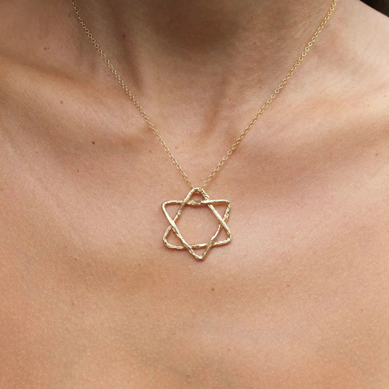 Star of David Necklace Pendant Elisabeth Bell Jewelry   
