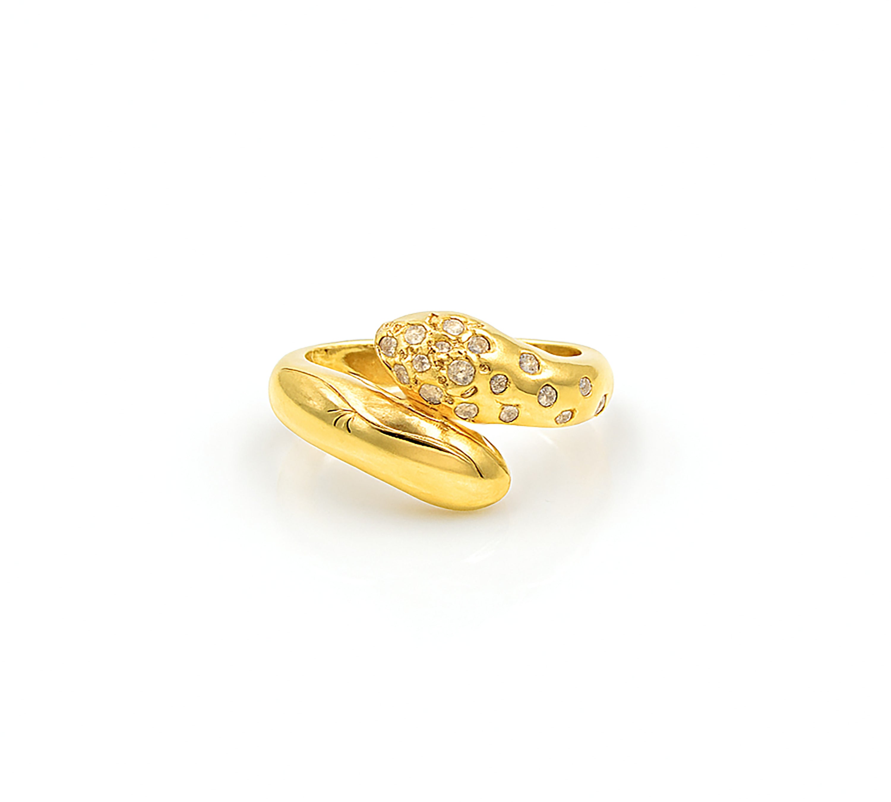 Claw Earcuff with Sprinkled Diamonds, Gold Ear Cuff Earring MAE + LANG