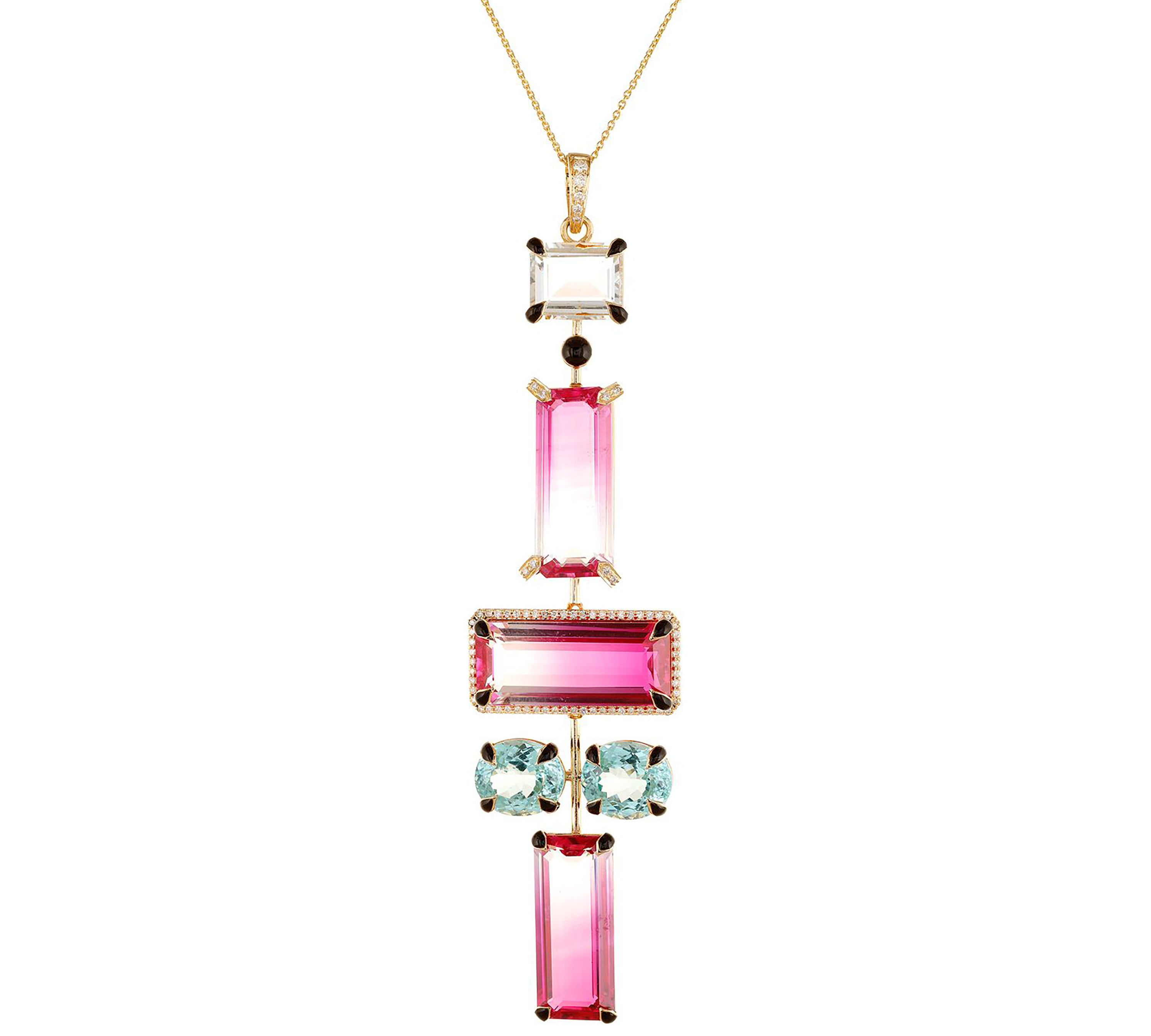 Quartz Crystal Totem Pendant Necklace Necklace Hanut Singh   