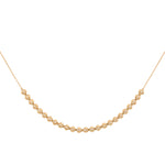 The Gold Atom Necklace Beaded Necklace Latelier Nawbar