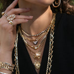 Diamond Omega Necklace Collar Roseark Vintage   