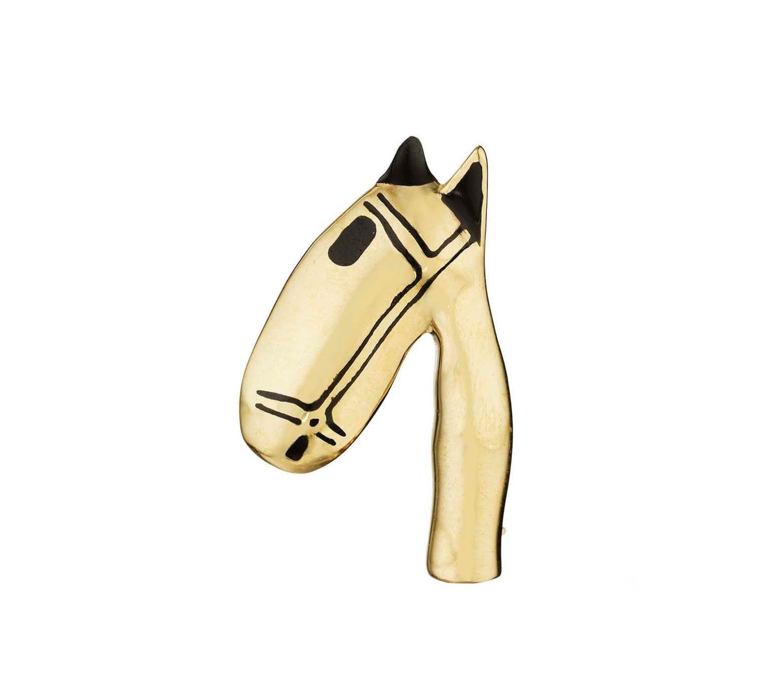 Horse Brooch Brooch Fast Out   