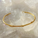 Golden Willow Cuff Cuff Bracelet Elisabeth Bell Jewelry   