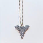 Shark Tooth Necklace, Diamond Pendant  Hanut Singh   