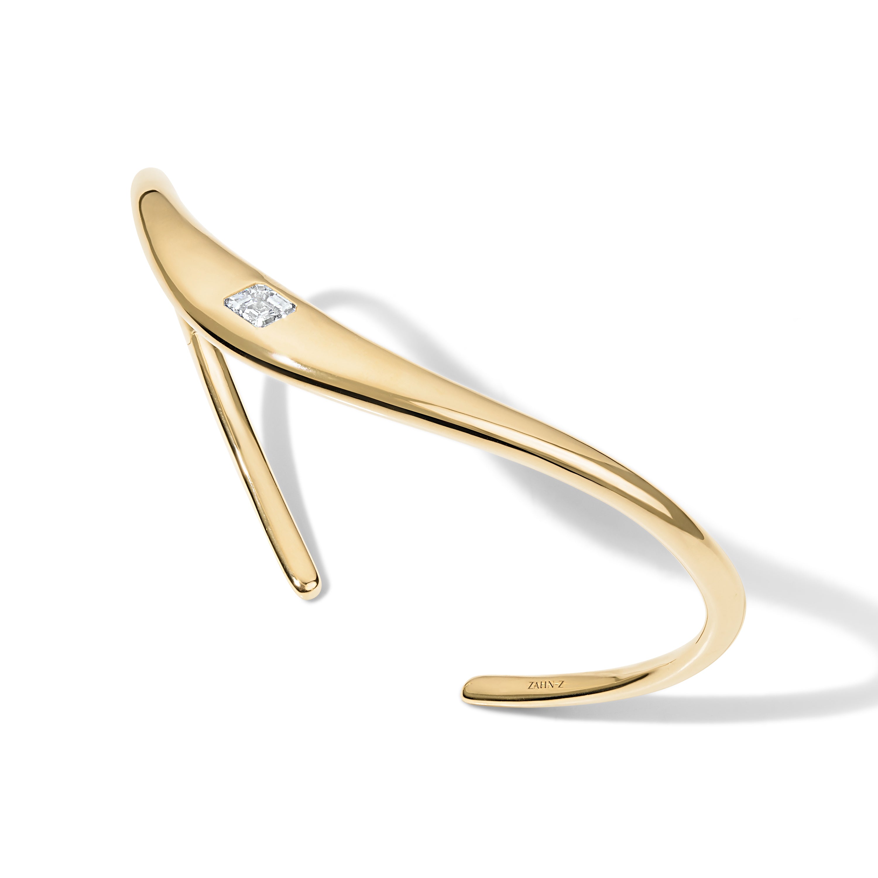 Zaha Snap Cuff Cushion-Diamond Cuff Bracelet Zahn-Z