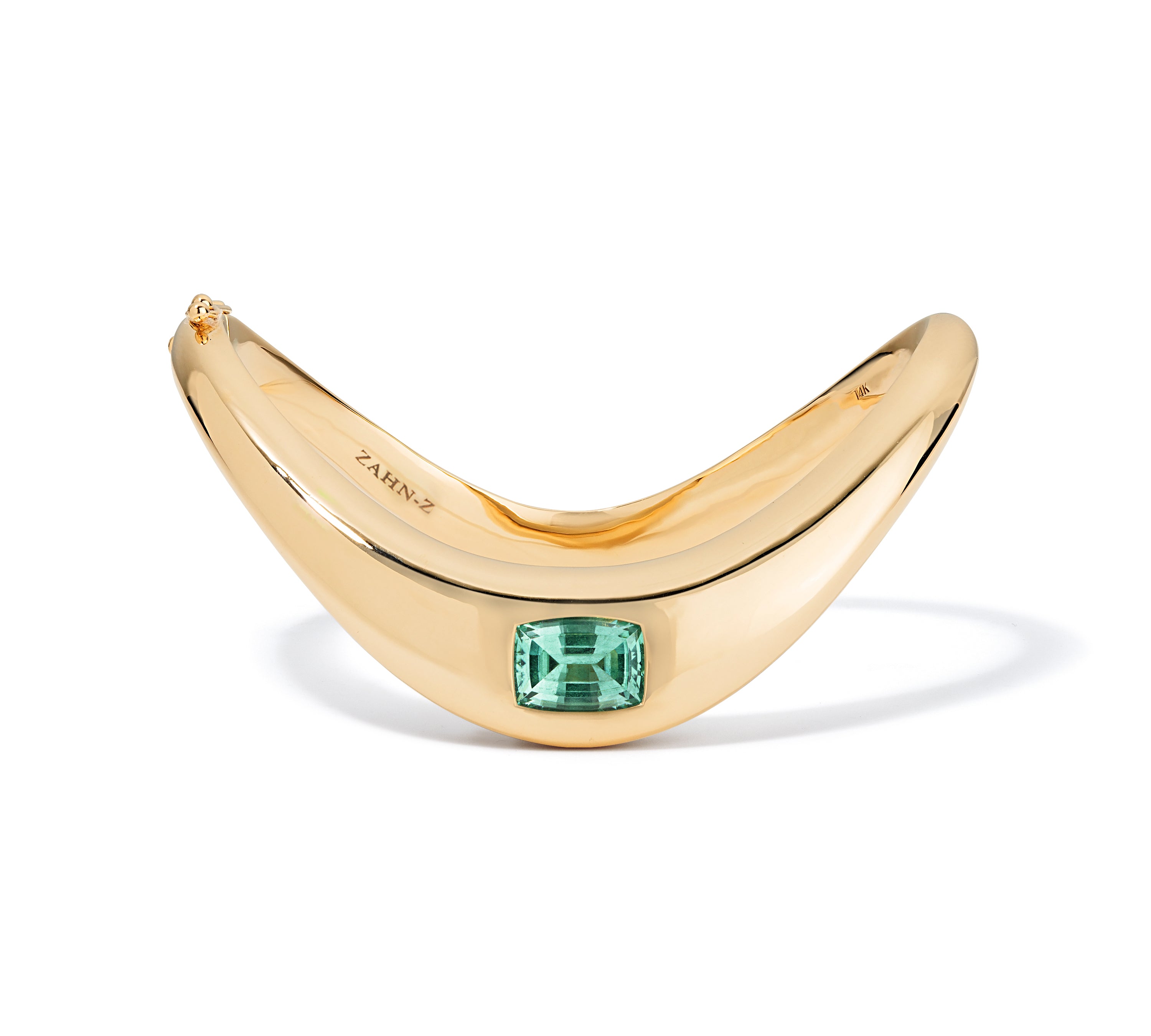 Big Zaha Paraiba Bangle Cuff Bracelet Zahn-Z