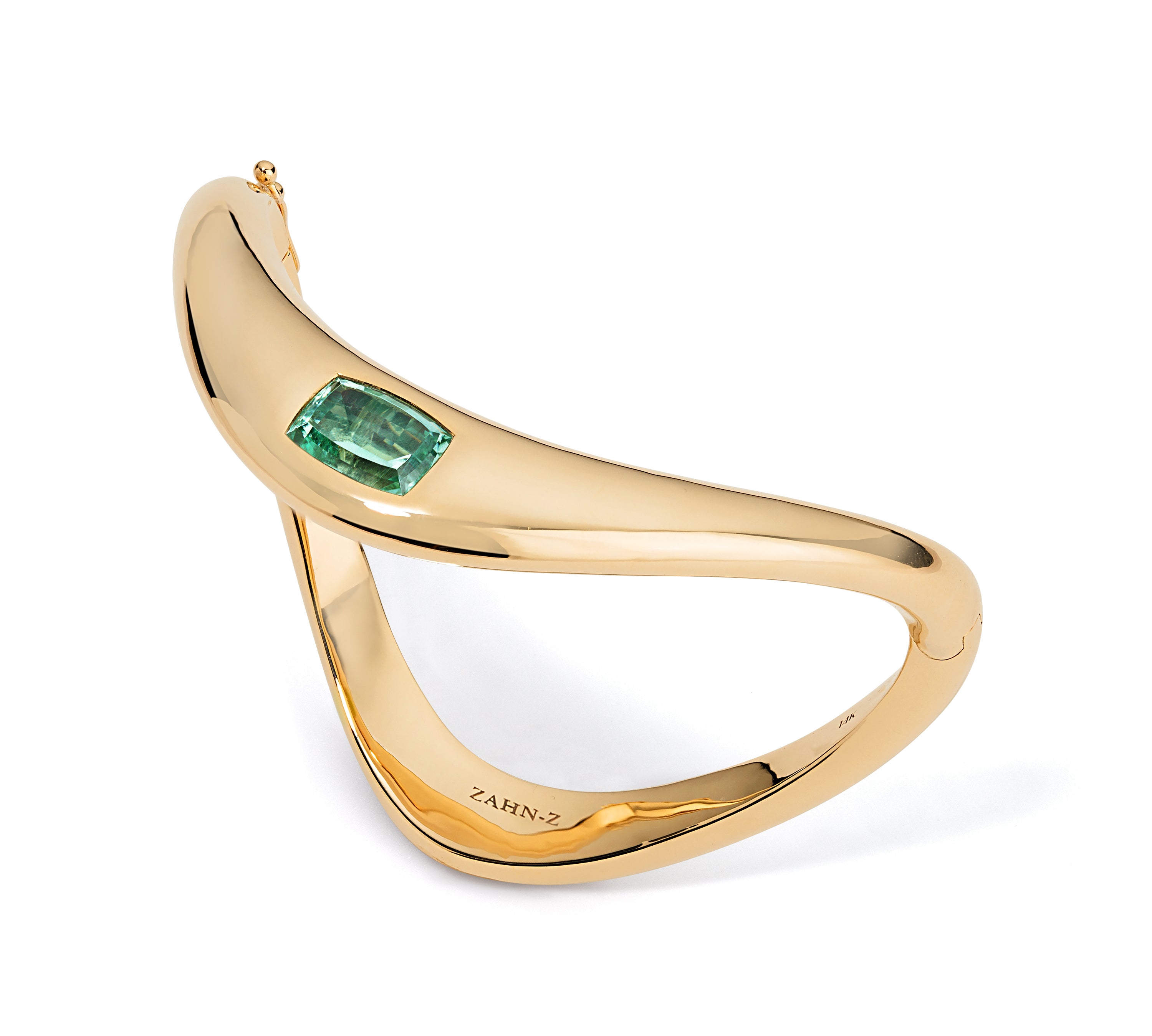 Big Zaha Paraiba Bangle Cuff Bracelet Zahn-Z