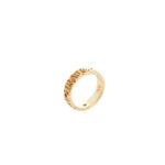 Diamond Amore Ring Band James Banks Design 18k Yellow Gold 6 