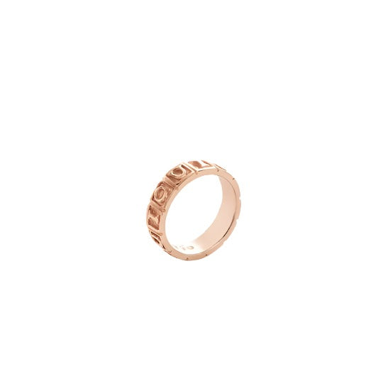 Gold Qui Ring Band James Banks Design 14k Rose Gold 6 