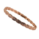 Vine Bangle with Diamonds Bangle Yakira Rona Rose gold