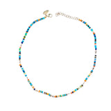 Ethiopian Opal Beaded Necklace Beaded Necklace The Finest Stack