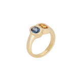 Sapphire Oval Diptych Ring Rings Kathryn Bentley   