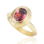 Tourmaline Mini Oval Ring Ring Ophelia Eve   