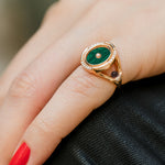 Pillar Round Cabochon Pinky Ring Ring Latelier Nawbar