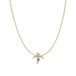 Swallow Necklace with Diamonds Necklace Roseark Deux