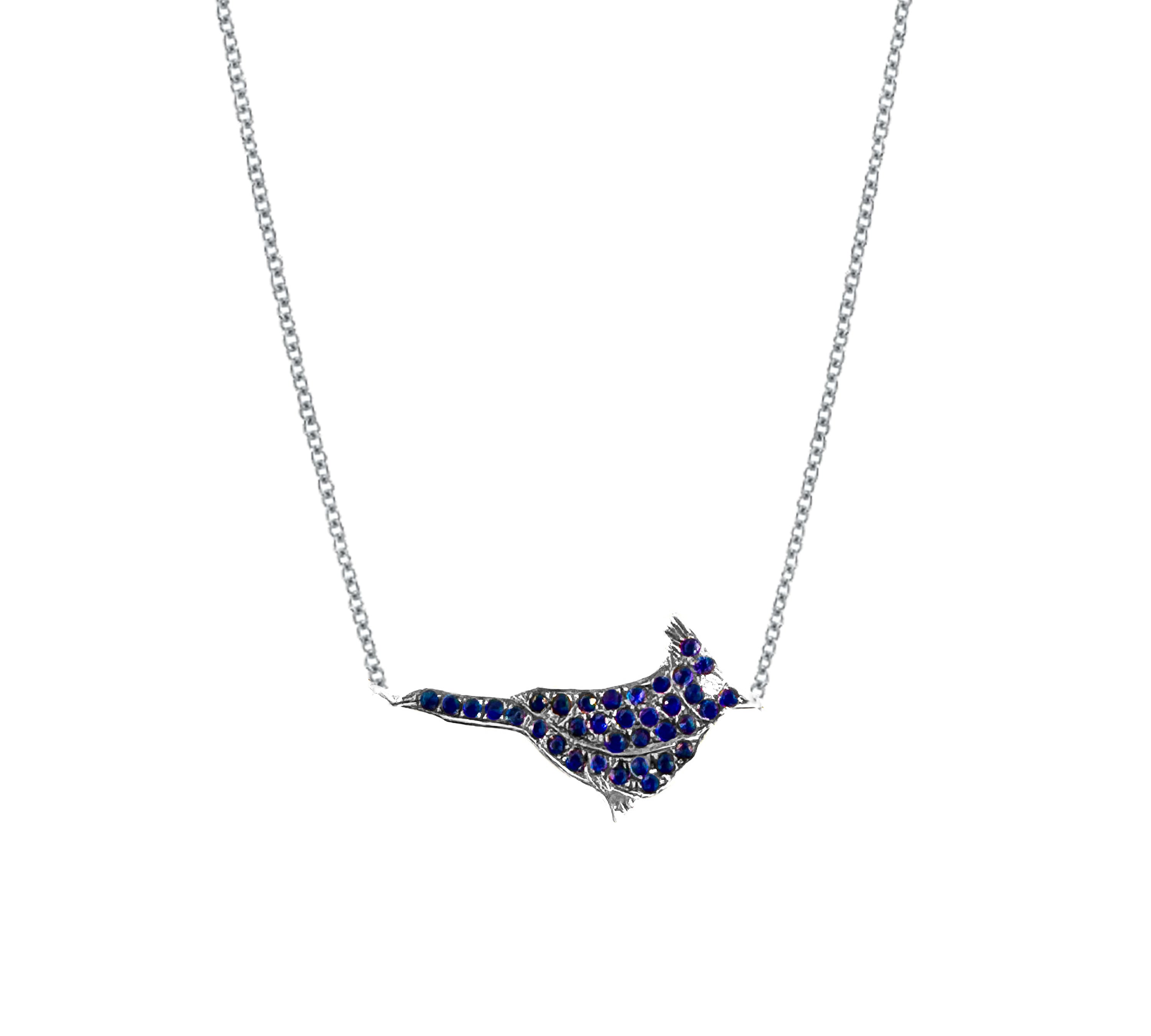 Sapphire Bird Necklace Necklace Yakira Rona