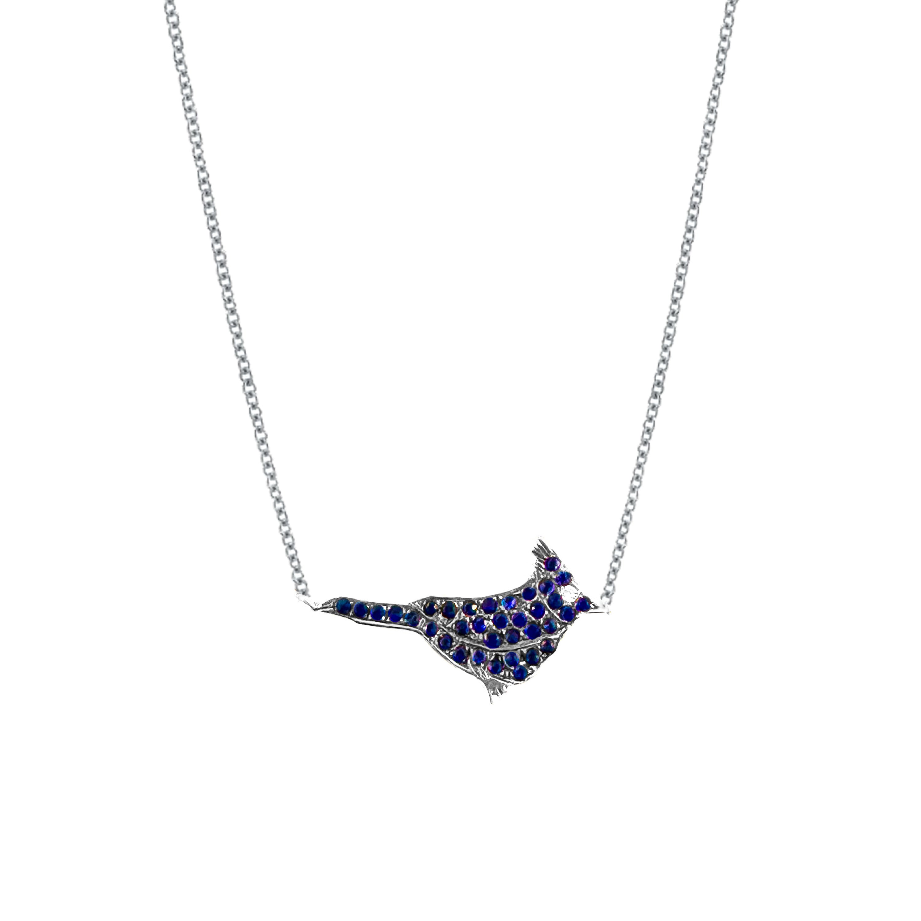 Sapphire Bird Necklace Necklace Yakira Rona