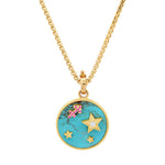 Small Turquoise Zodiac Necklace Pendant Helena Rose Jewelry Sagittarius - Adventurous and Optimistic  