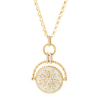 Double-Sided Shining Star Necklace Pendant Falamank   