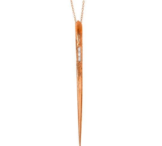 Stingray Necklace Pendant Elisabeth Bell Jewelry Rose Gold  