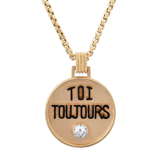Toi Toujours Pendant Pendant Helena Rose Jewelry 18" Chain  
