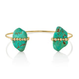 OOAK Turquoise Nugget Bracelet Cuff Bracelet Jill Hoffmeister