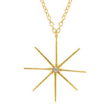 Sea Star Necklace Pendant Elisabeth Bell Jewelry Yellow Gold  