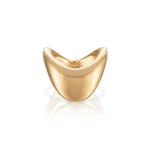 Big Zaha Plain Gold Statement Ring Zahn-Z