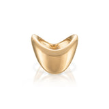 Big Zaha Plain Gold Statement Ring Zahn-Z