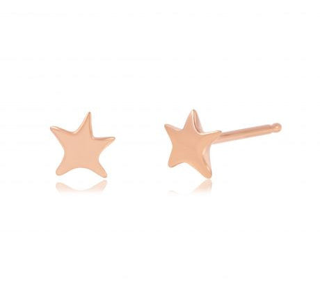 Star Stud Earring Stud Earrings Jaine K Designs Rose Gold  