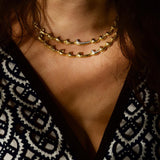 Diamond Single Wave Necklace Necklace Yakira Rona   