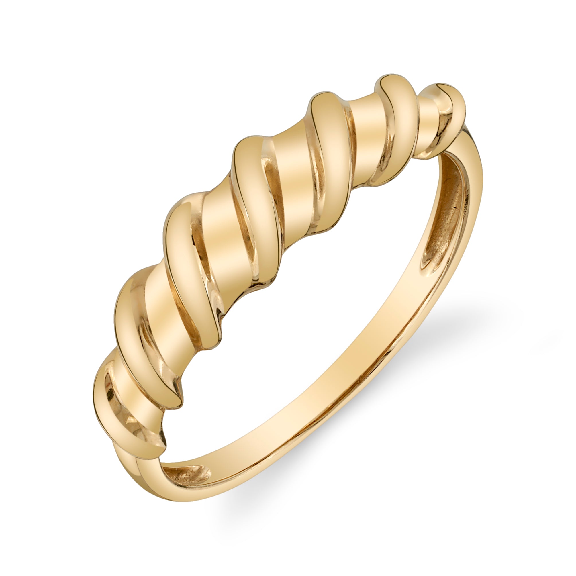 Twist Ring Band Roseark Deux   