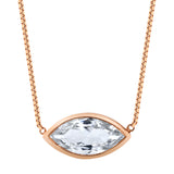 Sapphire Eye Necklace Pendant Roseark Jewelry   