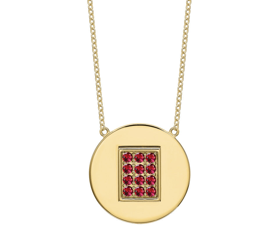 The Birthstone Necklace Pendant Tracee Nichols Ruby  