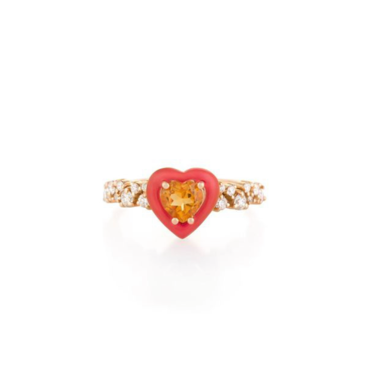 Candy Heart Ring  Joanna Achkar Bubble Gum  