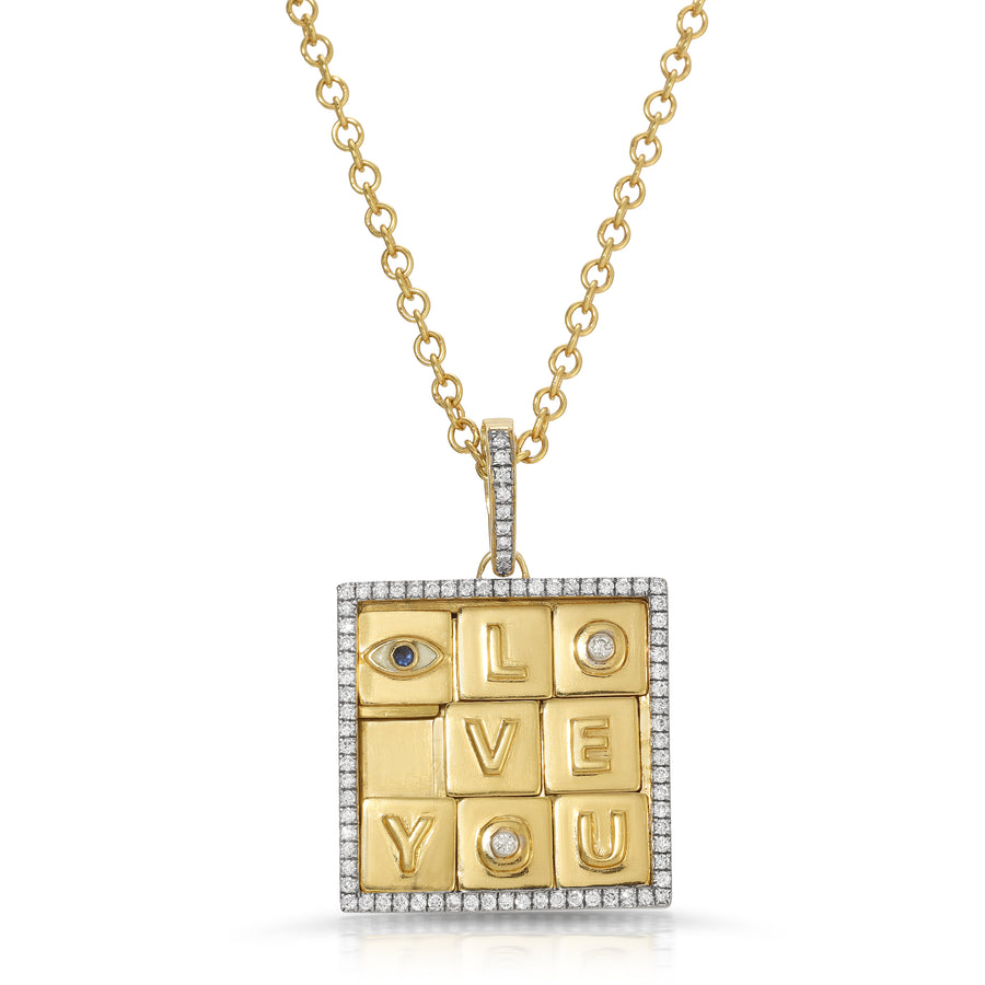 I Love You Puzzle Charm Charm Carolyn Rodney   