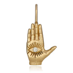 Hamsa LadyFinger Charm Charm Maura Green