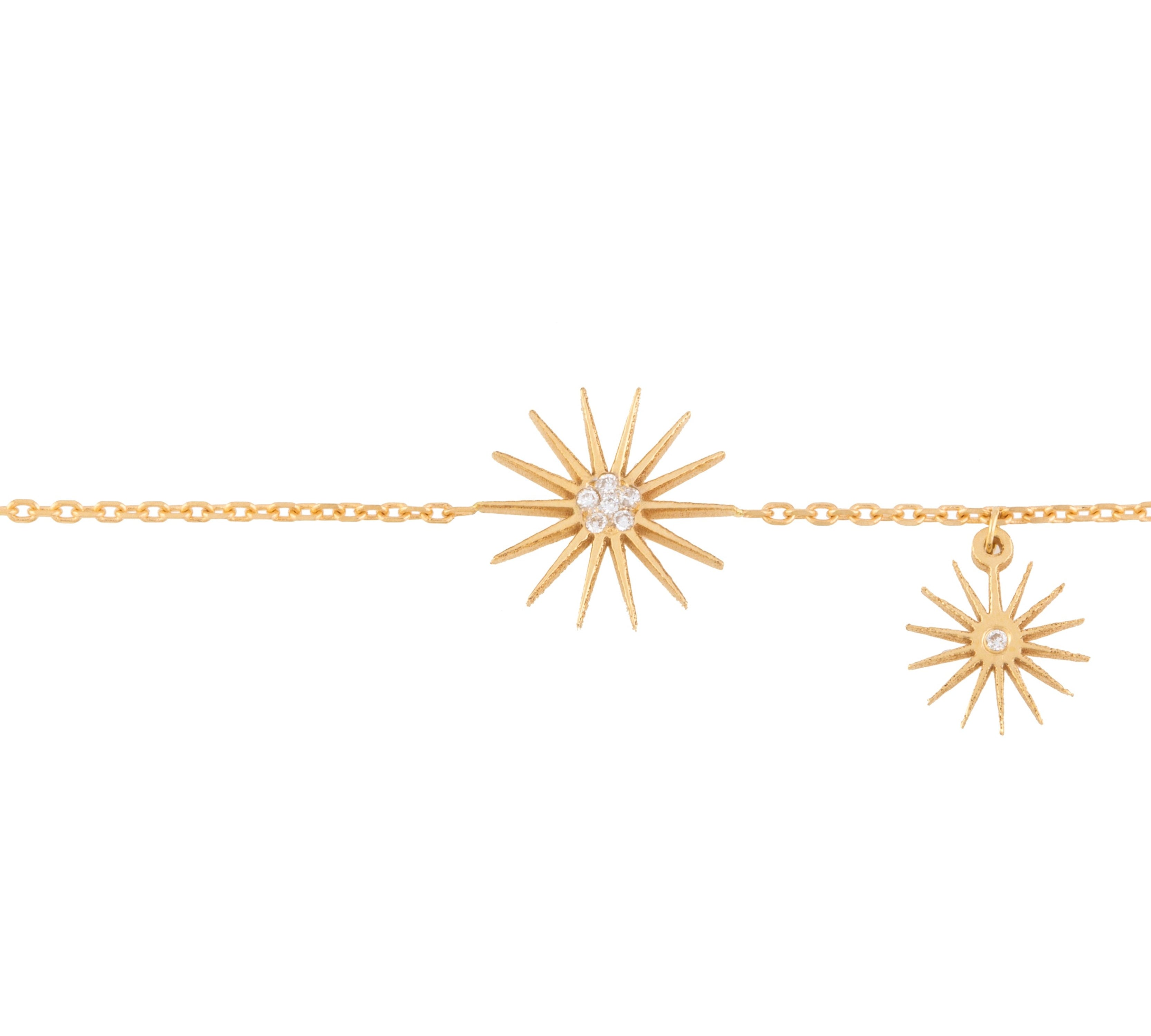Soleil Bracelet with Diamonds, Small Bracelet Falamank