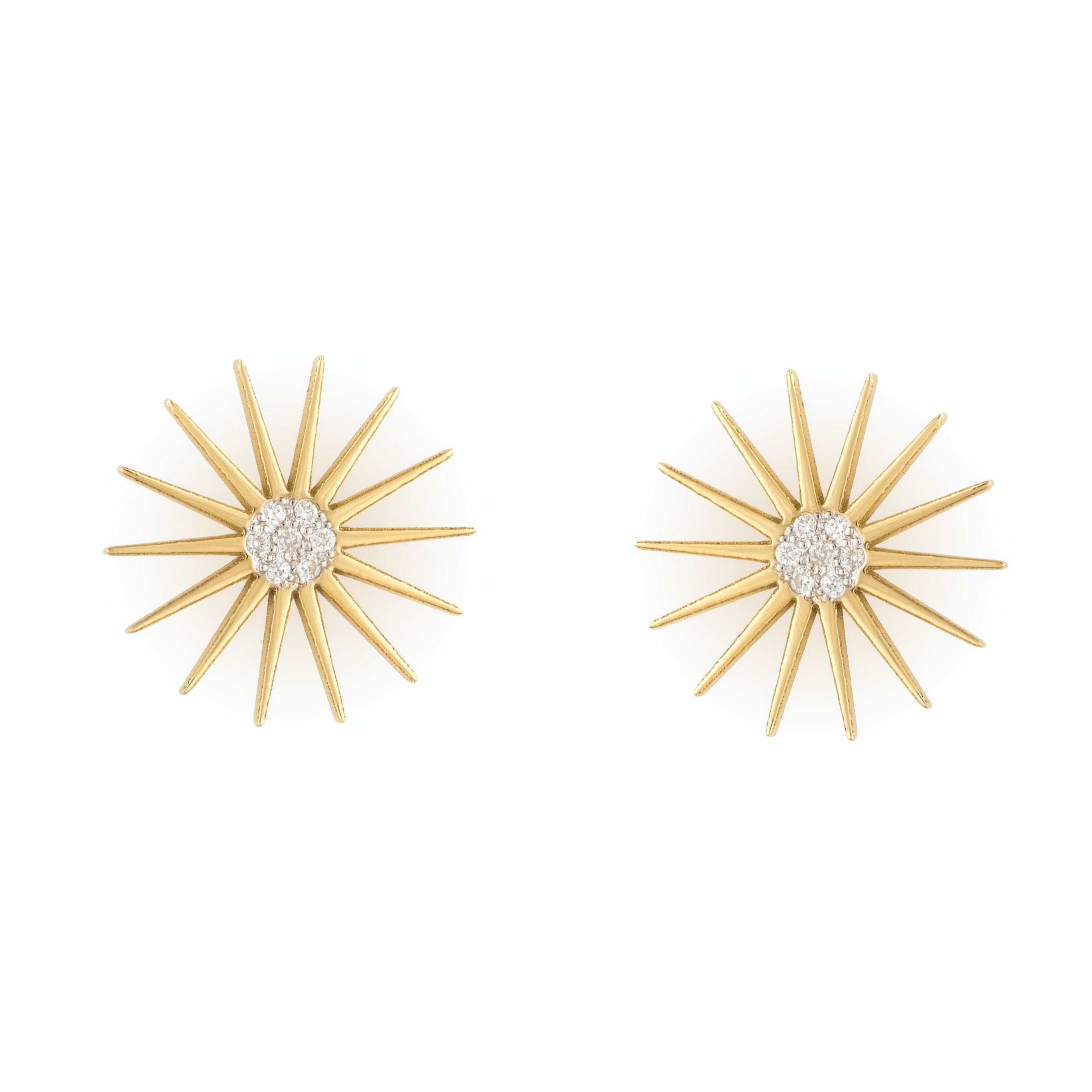 Soleil Stud Earrings, Small Stud Earrings Falamank