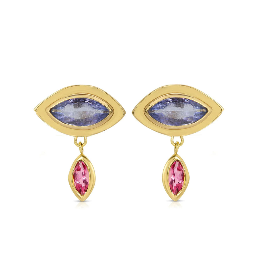 Eye Droplet Studs Drop Christina Magdolna Jewelry   
