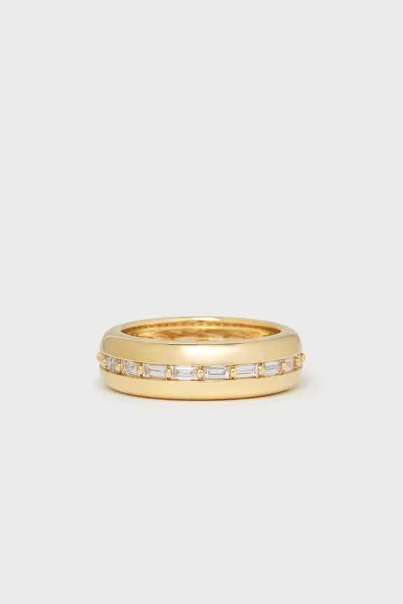 Baguette Diamond Bubble Ring Ring Looma   