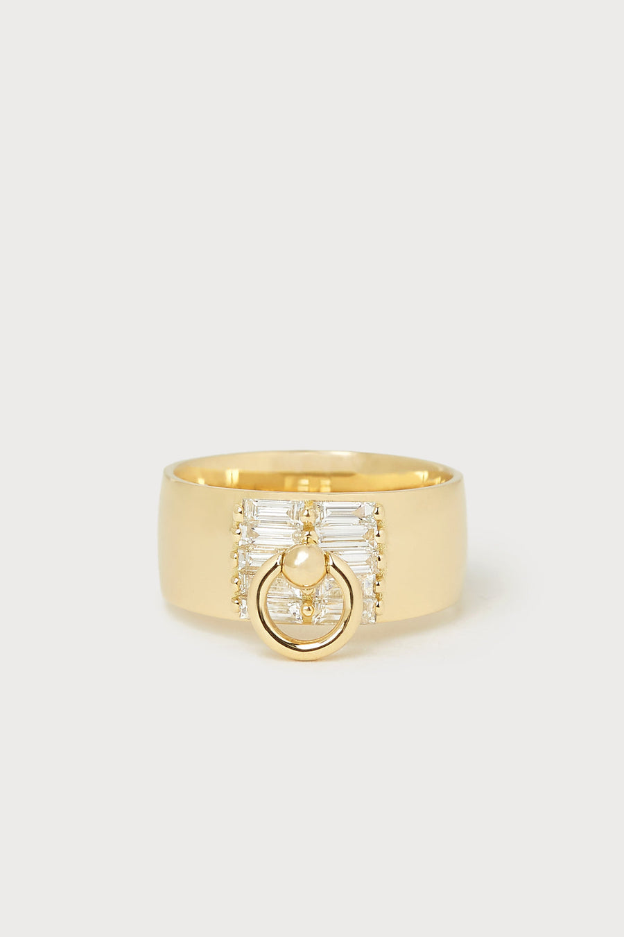 Baguette Diamond Porta Ring Ring Looma   