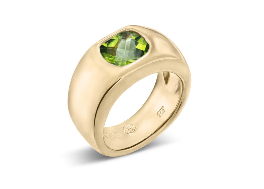 The Maude Ring in Peridot Statement Lelamooi   