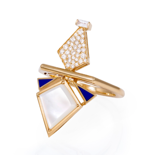 The Nina - Diamond Statement Ring Statement Latelier Nawbar   
