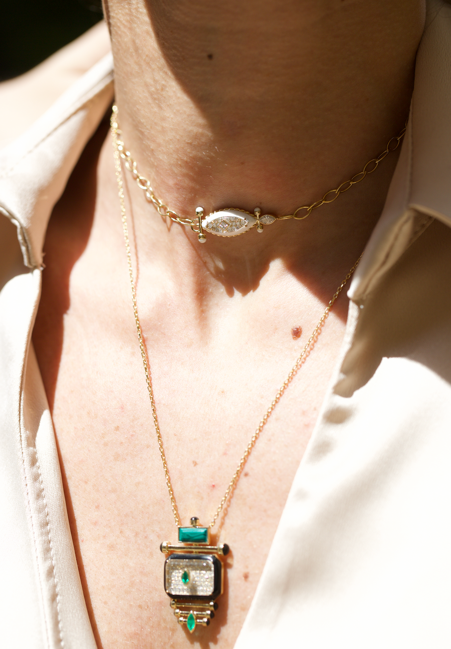 The Swan Choker Choker Latelier Nawbar   